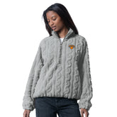 New York Knicks G-III 4Her by Carl Banks Women's Champ Half-Zip Pullover Gray