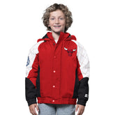 Chicago Bulls Starter Youth All Time Pro Jr. Full-Zip Hoodie Jacket Red/Black
