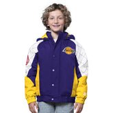 Los Angeles Lakers Starter Youth All Time Pro Jr. Full-Zip Hoodie Jacket Purple/Gold