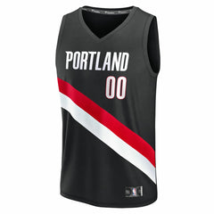 Fanatics Scoot Henderson Portland Trail Blazers Fast Break Replica Jersey Icon Edition Black