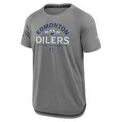 Edmonton Oilers Fanatics 2025 Stanley Cup Playoffs Authentic Pro Rink Performance T-Shirt - Heather Gray | Fanatics sale
