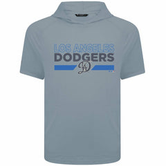 Los Angeles Dodgers Levelwear City Connect Phase No Hitter Short Sleeve Pullover Hoodie Sale