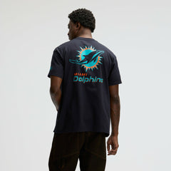 Miami Dolphins 2025 Rivalries Collection Essential Max90 T-Shirt - Pitch Blue - Nike