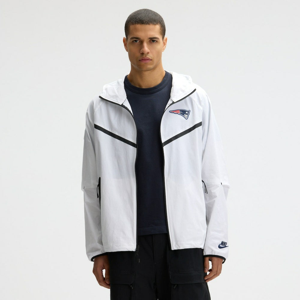 New England Patriots 2025 Rivalries Collection Tech Raglan Full-Zip Jacket - White - Nike