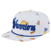New Era Golden State Warriors Team Cheer Rope 19TWENTY Adjustable Hat White