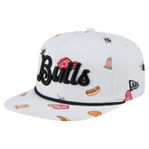 New Era Chicago Bulls Team Cheer Rope 19TWENTY Adjustable Hat White