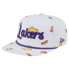 New Era Los Angeles Lakers Team Cheer Rope 19TWENTY Adjustable Hat White