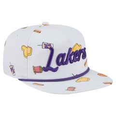 New Era Los Angeles Lakers Team Cheer Rope 19TWENTY Adjustable Hat White