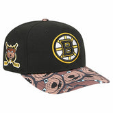 Boston Bruins New Era Mascot Visor 9SEVENTY Adjustable Hat - Black | New Era Clearance