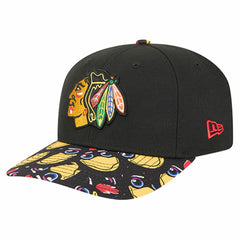 Chicago Blackhawks New Era Mascot Visor 9SEVENTY Adjustable Hat - Black | New Era online