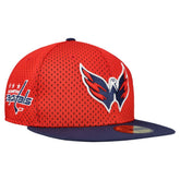Washington Capitals New Era Mesh Crown Two-Tone 59FIFTY Fitted Hat - Red/Navy | New Era near me