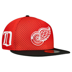Detroit Red Wings New Era Mesh Crown Two-Tone 59FIFTY Fitted Hat - Red/Black | New Era on sale