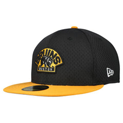 Boston Bruins New Era Mesh Crown Two-Tone 59FIFTY Fitted Hat - Black/Gold | New Era discount