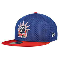 New York Rangers New Era Mesh Crown Two-Tone 59FIFTY Fitted Hat - Blue/Red | New Era online