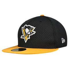 Pittsburgh Penguins New Era Mesh Crown Two-Tone 59FIFTY Fitted Hat - Black/Gold | New Era near me
