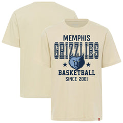 Memphis Grizzlies Sportiqe Unisex Duke Premium T-Shirt Cream