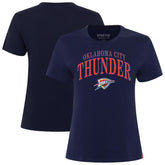 Oklahoma City Thunder Sportiqe Women's Arcadia Boxy T-Shirt Navy