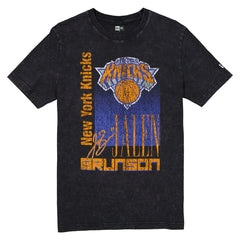 New Era Jalen Brunson New York Knicks Full Court Press Mineral Wash Player T-Shirt Black