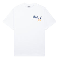 Enjoy Basketball x New York Knicks Unisex Hoop Enthusiast Capsule Collection T-Shirt - White
