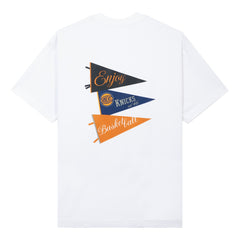Enjoy Basketball x New York Knicks Unisex Hoop Enthusiast Capsule Collection T-Shirt - White