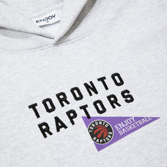 Enjoy Basketball x Toronto Raptors Unisex Hoop Enthusiast Capsule Collection Pullover Hoodie - Heather Gray