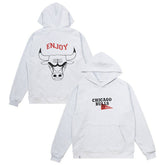 Enjoy Basketball x Chicago Bulls Unisex Hoop Enthusiast Capsule Collection Pullover Hoodie - Heather Gray