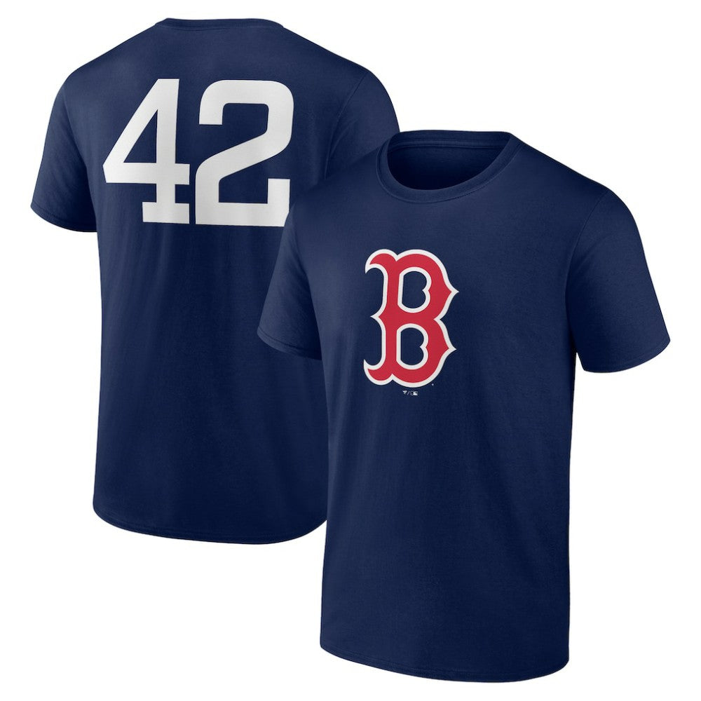 Boston Red Sox Jackie Robinson Day Name & Number T-Shirt Discount