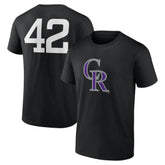 Colorado Rockies Jackie Robinson Day Name & Number T-Shirt Online