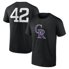 Colorado Rockies Jackie Robinson Day Name & Number T-Shirt Online