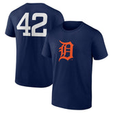 Detroit Tigers Jackie Robinson Day Name & Number T-Shirt Online