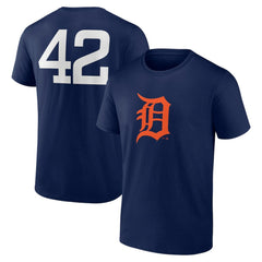 Detroit Tigers Jackie Robinson Day Name & Number T-Shirt Online