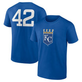 Kansas City Royals Jackie Robinson Day Name & Number T-Shirt Sale