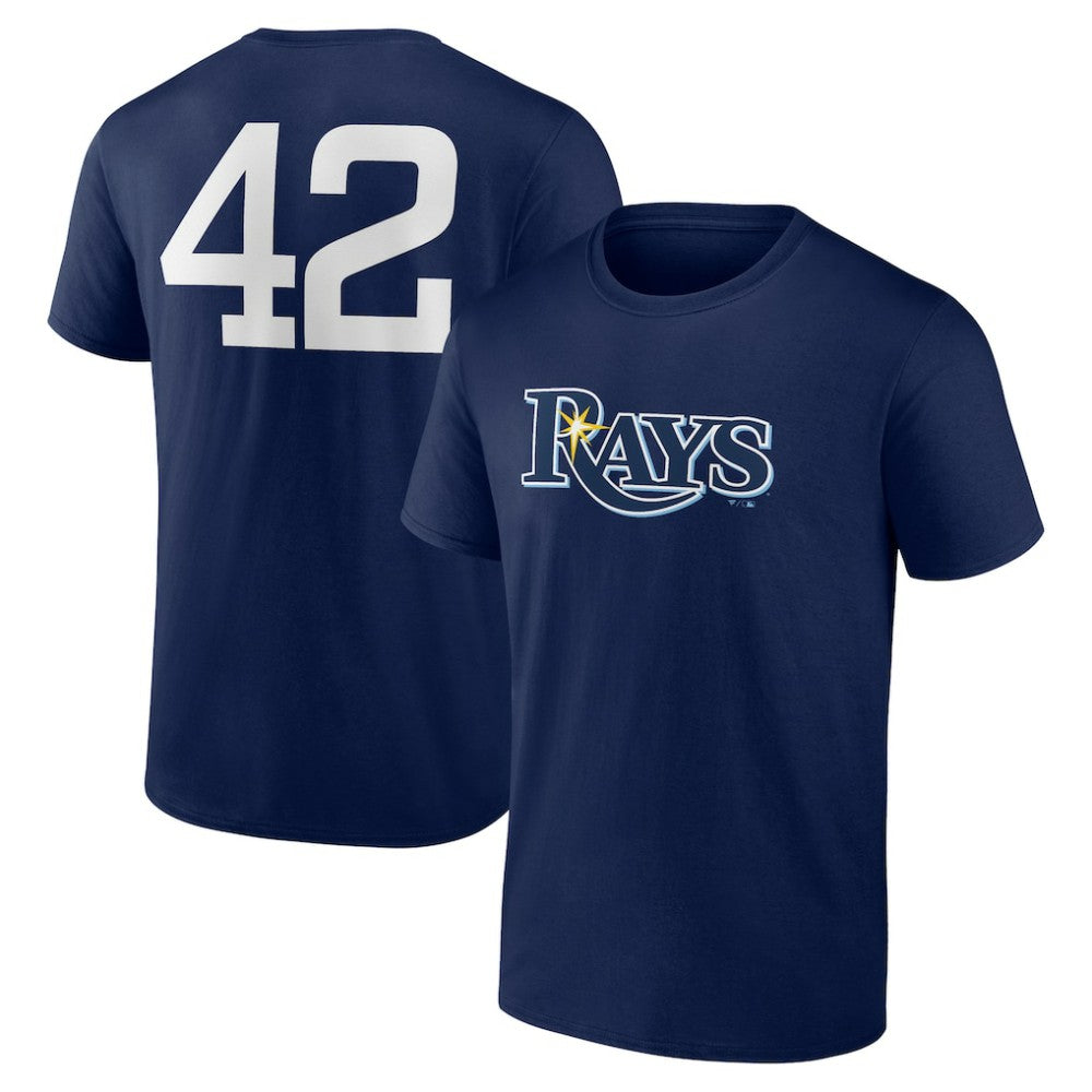 Tampa Bay Rays Jackie Robinson Day Name & Number T-Shirt Discount