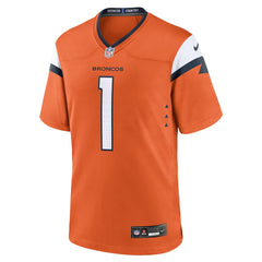 Evan Engram Denver Broncos Team Game Jersey - Orange - Nike