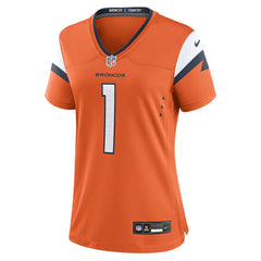 Evan Engram Denver Broncos Women's Team Game Jersey - Orange - Nike