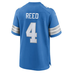 D.J. Reed Detroit Lions Team Game Jersey - Blue - Nike