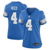 D.J. Reed Detroit Lions Women's Team Game Jersey - Blue - Nike