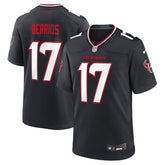 Braxton Berrios Houston Texans Team Game Jersey - Navy - Nike