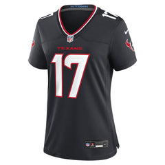 Braxton Berrios Houston Texans Women's Team Game Jersey - Navy - Nike