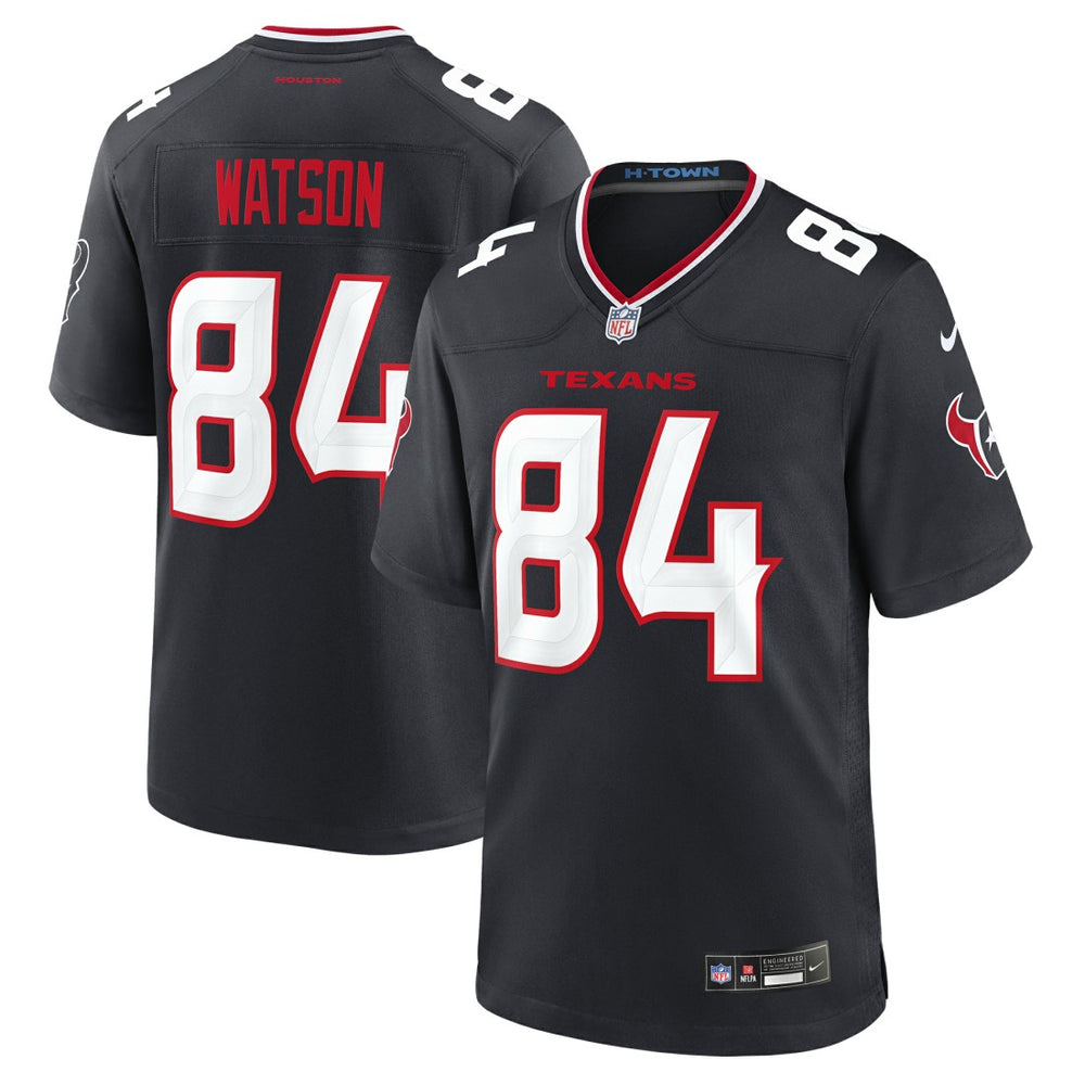 Justin Watson Houston Texans Team Game Jersey - Navy - Nike