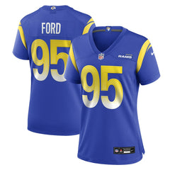 Poona Ford Los Angeles Rams Women's Team Game Jersey - Royal - Nike