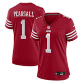 Ricky Pearsall San Francisco 49ers Women's Team Game Jersey - Scarlet - Nike