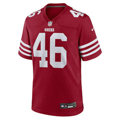 Jon Weeks San Francisco 49ers Team Game Jersey - Scarlet - Nike