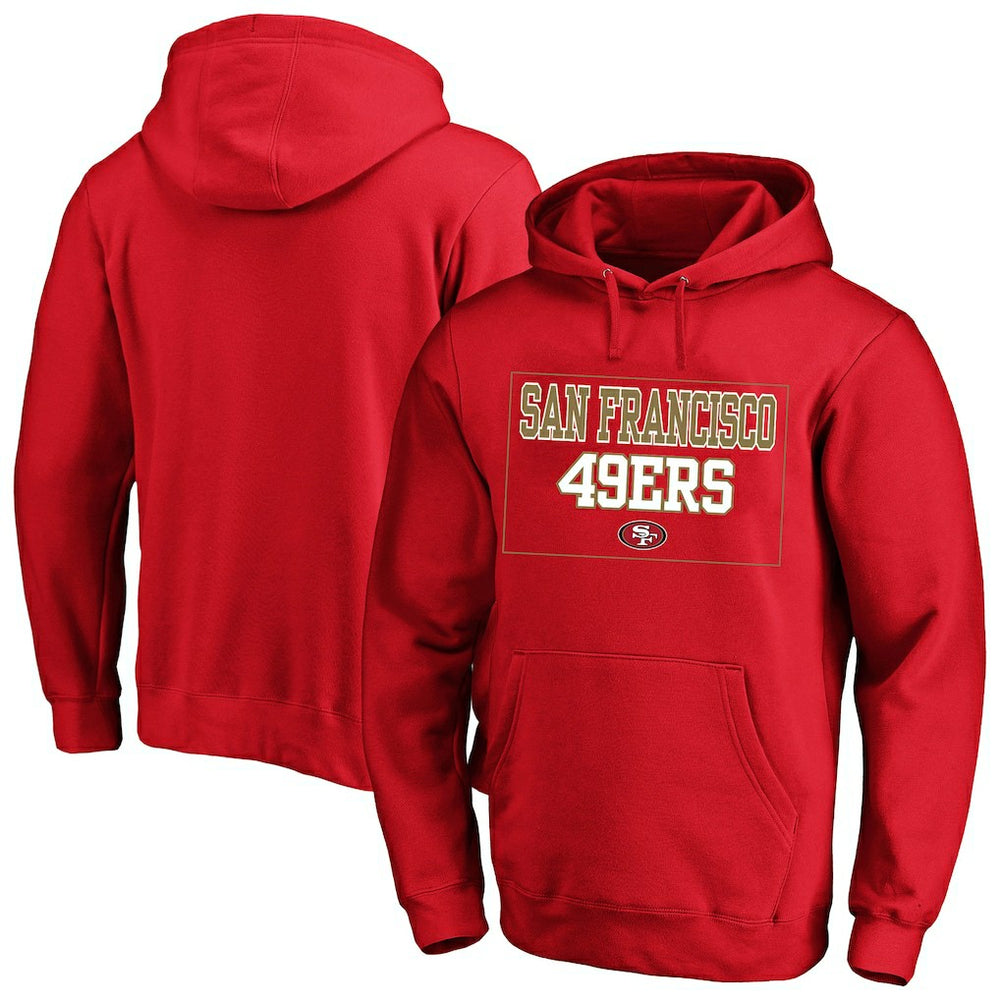 San Francisco 49ers Big & Tall Fleece Hoodie - Scarlet - Fanatics