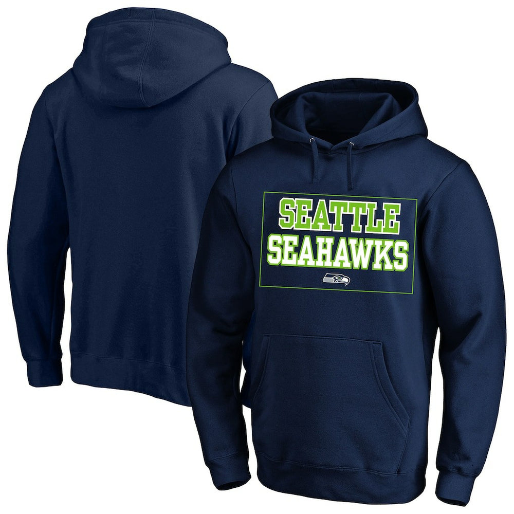 Seattle Seahawks Big & Tall Fleece Hoodie - College Navy - Fanatics