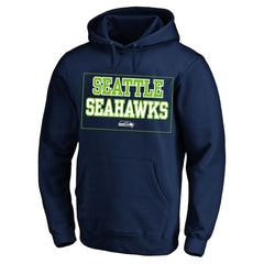 Seattle Seahawks Big & Tall Fleece Hoodie - College Navy - Fanatics