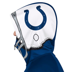 Indianapolis Colts Pro Player Helmet Full-Zip Hooded Track Jacket - Royal/White - NFL