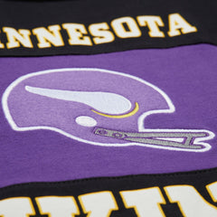 Minnesota Vikings Retro Colorblock Tank Top - Black - Mitchell & Ness