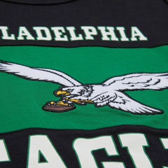 Philadelphia Eagles Retro Colorblock Tank Top - Black - Mitchell & Ness
