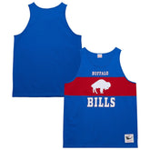 Buffalo Bills Retro Colorblock Tank Top - Royal - Mitchell & Ness
